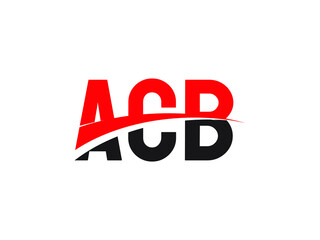 ACB Letter Initial Logo Design Vector Illustration