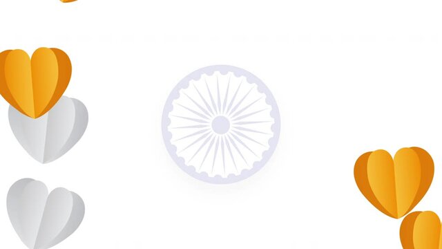 15th august happy independence day of india. Indian Independence Day Celebration motion animation video with social media post