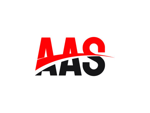 AAS Letter Initial Logo Design Vector Illustration