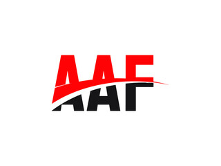 AAF Letter Initial Logo Design Vector Illustration
