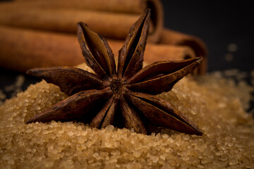 tropical brown sugar, anise