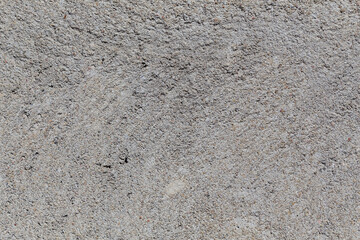Crushed granite stones wall - close up