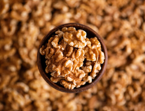 walnuts in a bowl