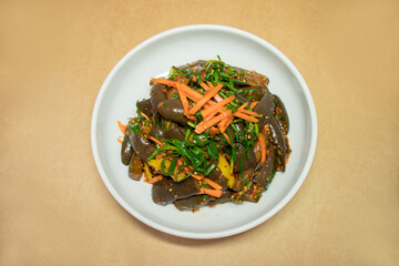 Eggplant kimchi, korean food, healthy food.