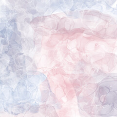 大理石風背景イラスト）パステルカラー　正方形　アルコールインク　アート　ピンク　繊細　春　クラシカル