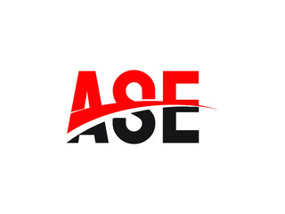 ASE Letter Initial Logo Design Vector Illustration