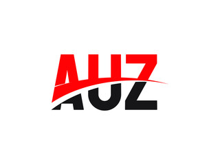 AUZ Letter Initial Logo Design Vector Illustration