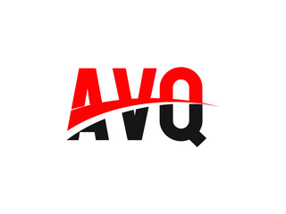 Obraz premium AVQ Letter Initial Logo Design Vector Illustration
