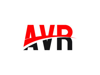 AVR Letter Initial Logo Design Vector Illustration