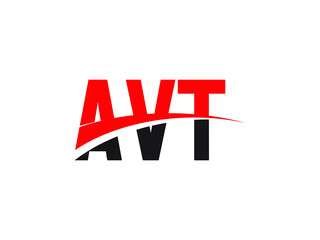 AVT Letter Initial Logo Design Vector Illustration