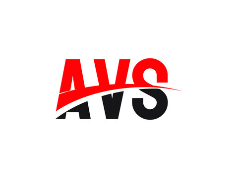 AVS Letter Initial Logo Design Vector Illustration