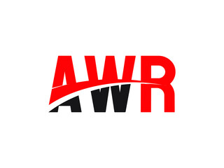 AWR Letter Initial Logo Design Vector Illustration