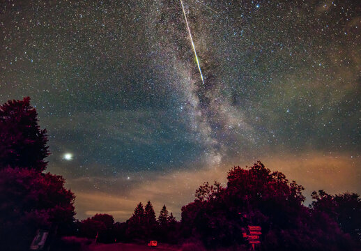 bolide &uuml;ber hohen mei&szlig;ner