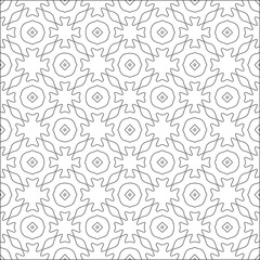 Fototapeta na wymiar : Vector pattern with symmetrical elements . Modern stylish abstract texture. Repeating geometric tiles from striped elements.
