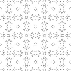 : Vector pattern with symmetrical elements . Modern stylish abstract texture. Repeating geometric tiles from striped elements.