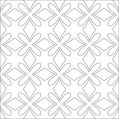 Vector pattern with symmetrical elements . Modern stylish abstract texture. Repeating geometric tiles from striped elements.