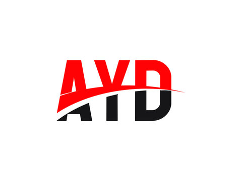AYD Letter Initial Logo Design Vector Illustration