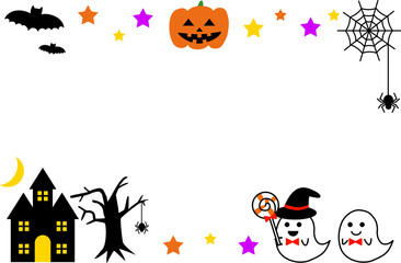 かわいいハロウィンフレーム