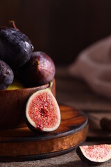 organic ripe figs sweet dessert