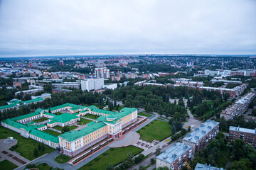 view of the city of Izhevsk from above