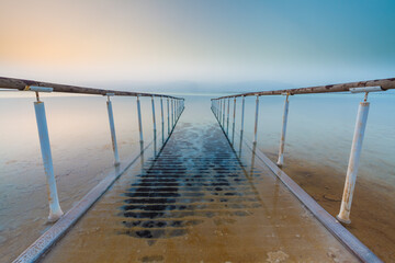 Fototapeta premium Beautiful view of the Dead Sea .