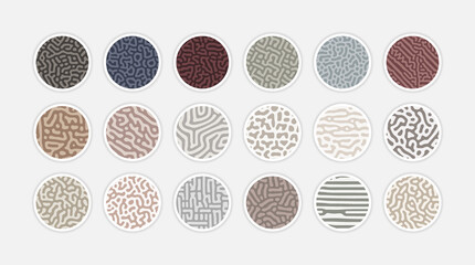 Collection of abstract turing cover stroy instagram