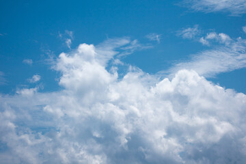 Blue sky with cloud. Abstract style for text, design, websites, bloggers, publications.