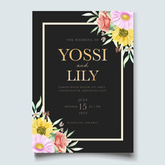 Blooming Floral Spring Invitation Card Set_2