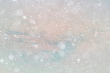abstract snow background sky snowflakes gradient