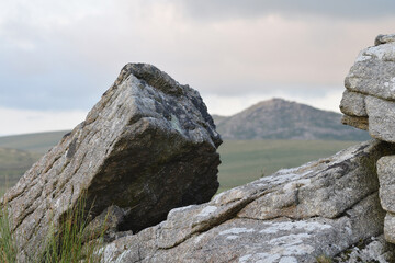 Summit rocks on Alex Tor Bodmin Moor