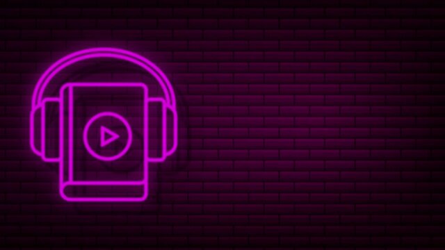 Concept audio book for web page, banner, social media. Motion graphics.