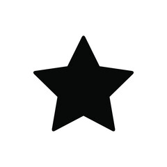 Star icon vector graphic illustration