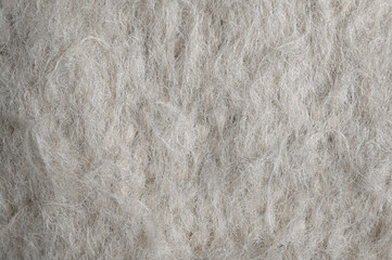 Close up of wool texture