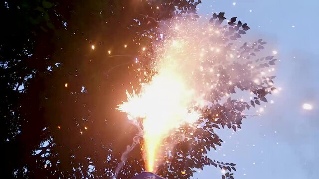 Backyard Fireworks Pyrotechnics