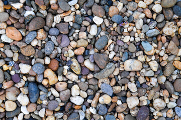 Beach rocks backgrounds, Texture pebbles.