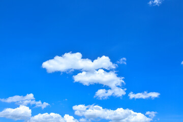 Naklejka na ściany i meble Clouds blue sky background