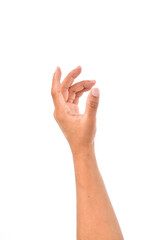 Obraz premium Hands on white background