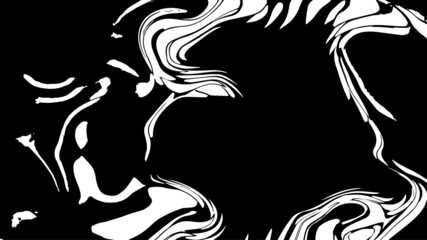 Background brush pattern. Black and white abstract painting background. Abstract brush design. Grunge texture.
