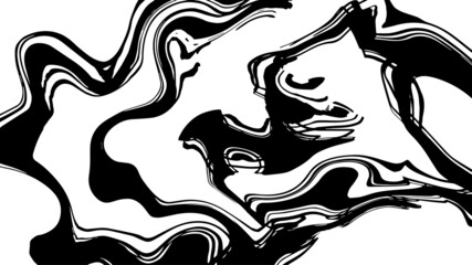 Illustration vector graphic of Marble texture background in black and white colors. abstract background. Ink marbling texture. Vector illustration for your graphic design.
