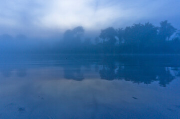Obraz premium Amazon river, Sunrise view, Brazil, South America