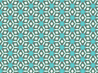 Fototapeta premium Hintergrund, Muster Raute Grün Türkis