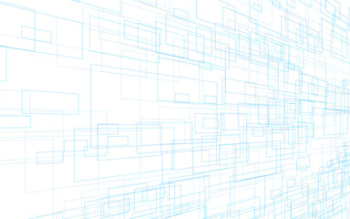 Fototapeta premium 青い四角形の背景 ベクター素材