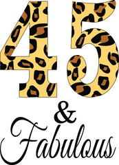 Obraz premium Happy birthday party card vector illustration