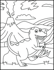dinosaur coloring pages for kids