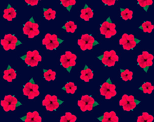 seamless pattern with flowers