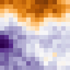 Color Pixels Cloud Abstract Computational Generative Art background illustration