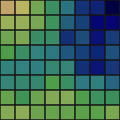 Color Pixels Cloud Abstract Computational Generative Art background illustration