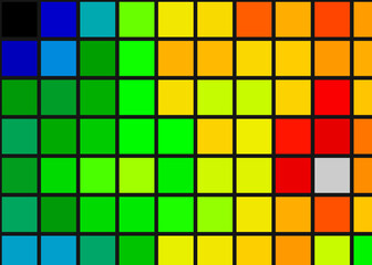 Color Pixels Cloud Abstract Computational Generative Art background illustration