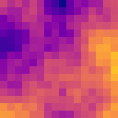 Color Pixels Cloud Abstract Computational Generative Art background illustration