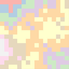 Color Pixels Cloud Abstract Computational Generative Art background illustration